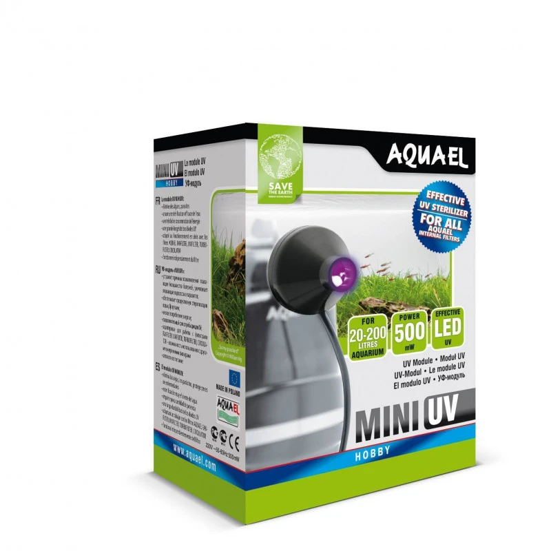 AquaEl Mini UV til alle indvendige filtre